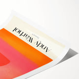 Contemporary Art Prints - Abstract Modern Sunset Canvas Wall Decor