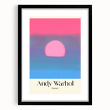 Contemporary Art Prints - Modern Wall Decor with Abstract Sunset Design