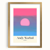 Contemporary Art Prints - Modern Wall Decor with Abstract Sunset Design