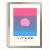 Contemporary Art Prints - Modern Wall Decor with Abstract Sunset Design
