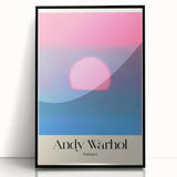 Contemporary Art Prints - Modern Wall Decor with Abstract Sunset Design