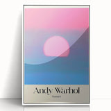 Contemporary Art Prints - Modern Wall Decor with Abstract Sunset Design