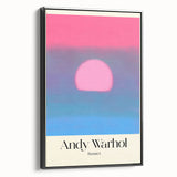 Contemporary Art Prints - Modern Wall Decor with Abstract Sunset Design