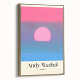 Contemporary Art Prints - Modern Wall Decor with Abstract Sunset Design