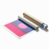 Contemporary Art Prints - Modern Wall Decor with Abstract Sunset Design