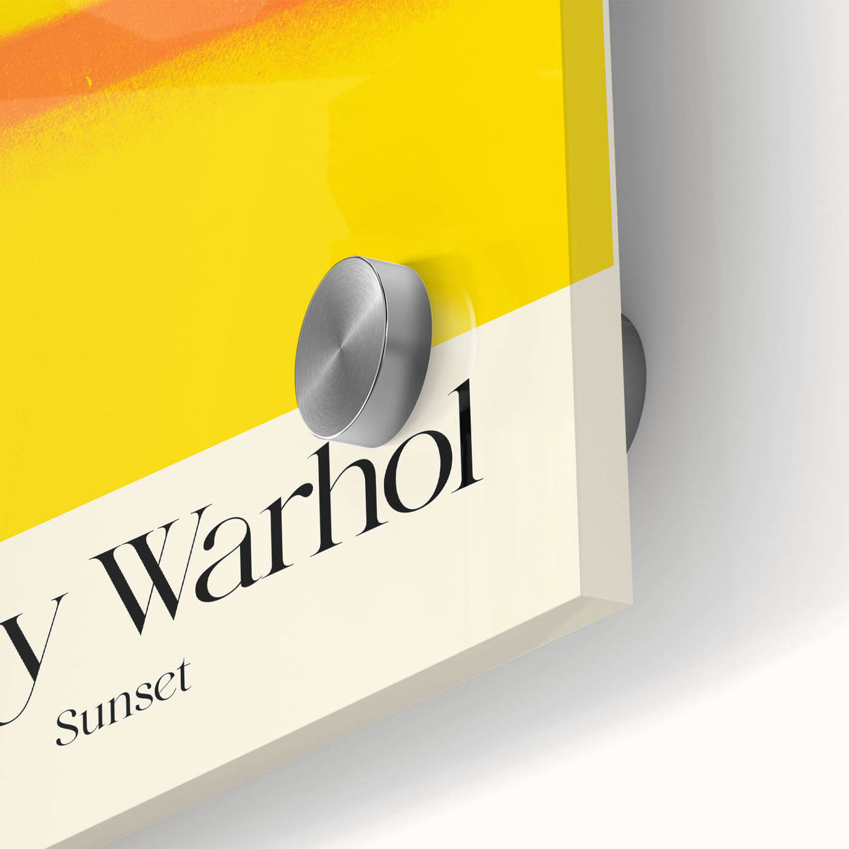 Modern Wall Decor - Contemporary Art Prints with Vibrant Sunset Design