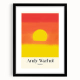 Modern Wall Decor - Contemporary Art Prints with Vibrant Sunset Design