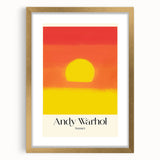 Modern Wall Decor - Contemporary Art Prints with Vibrant Sunset Design