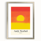 Modern Wall Decor - Contemporary Art Prints with Vibrant Sunset Design
