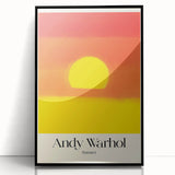 Modern Wall Decor - Contemporary Art Prints with Vibrant Sunset Design