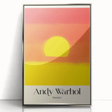 Modern Wall Decor - Contemporary Art Prints with Vibrant Sunset Design