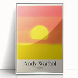 Modern Wall Decor - Contemporary Art Prints with Vibrant Sunset Design