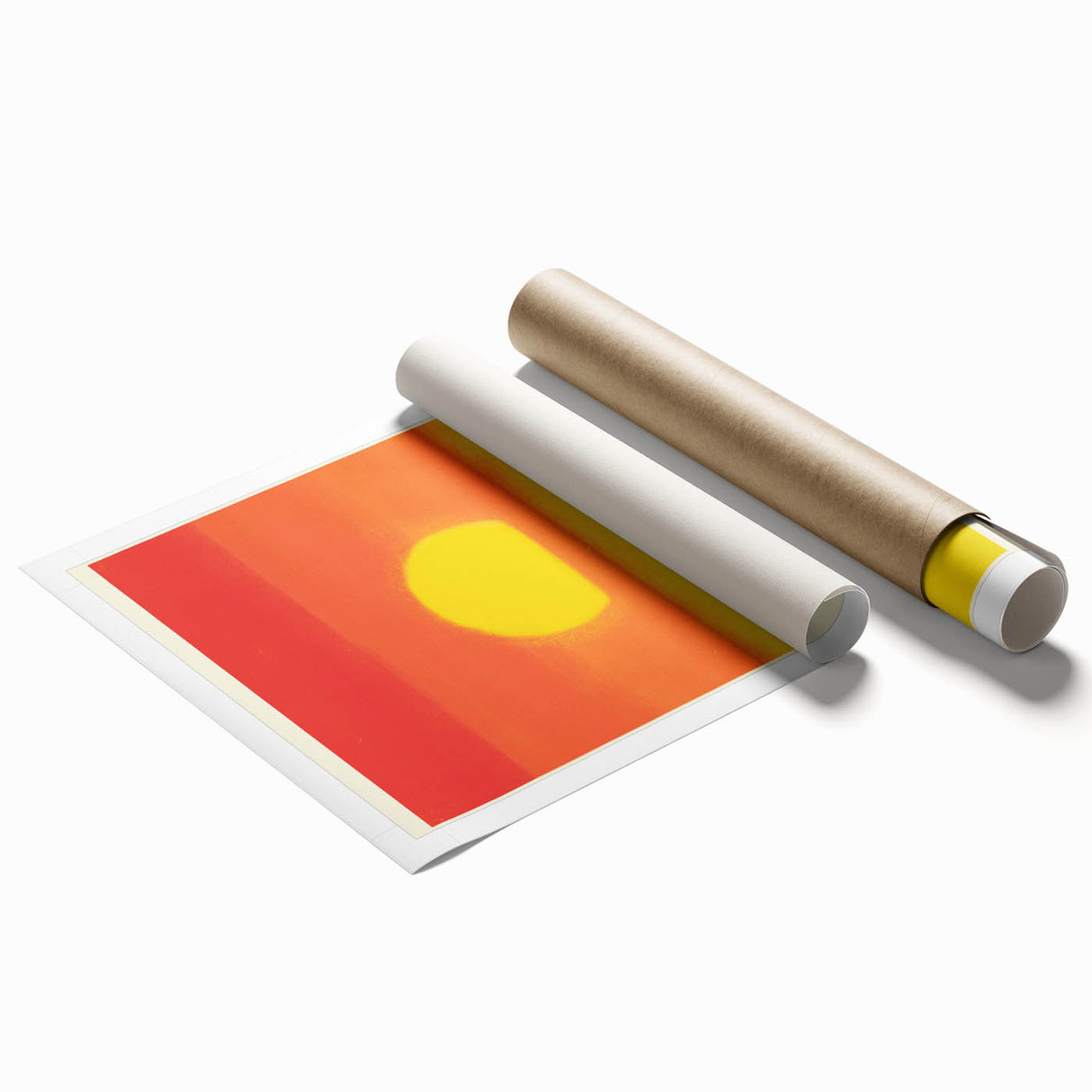Modern Wall Decor - Contemporary Art Prints with Vibrant Sunset Design