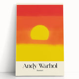 Modern Wall Decor - Contemporary Art Prints with Vibrant Sunset Design