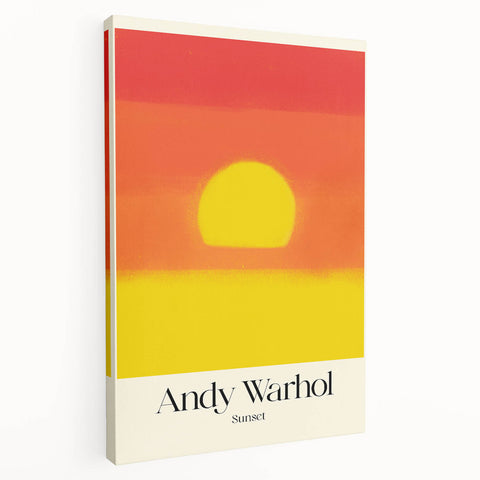 Modern Wall Decor - Contemporary Art Prints with Vibrant Sunset Design