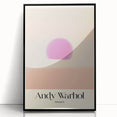 Abstract Modern Art - Contemporary Canvas with Minimal Sunset Design