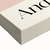 Abstract Modern Art - Contemporary Canvas with Minimal Sunset Design