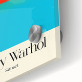 Modern Wall Decor - Contemporary Art Prints with Bold Sunset Design