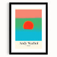 Modern Wall Decor - Contemporary Art Prints with Bold Sunset Design