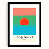 Modern Wall Decor - Contemporary Art Prints with Bold Sunset Design