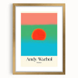 Modern Wall Decor - Contemporary Art Prints with Bold Sunset Design