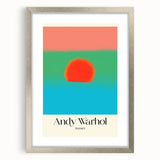 Modern Wall Decor - Contemporary Art Prints with Bold Sunset Design