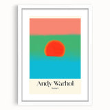 Modern Wall Decor - Contemporary Art Prints with Bold Sunset Design