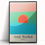 Modern Wall Decor - Contemporary Art Prints with Bold Sunset Design