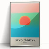 Modern Wall Decor - Contemporary Art Prints with Bold Sunset Design