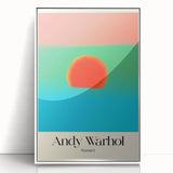 Modern Wall Decor - Contemporary Art Prints with Bold Sunset Design