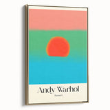 Modern Wall Decor - Contemporary Art Prints with Bold Sunset Design