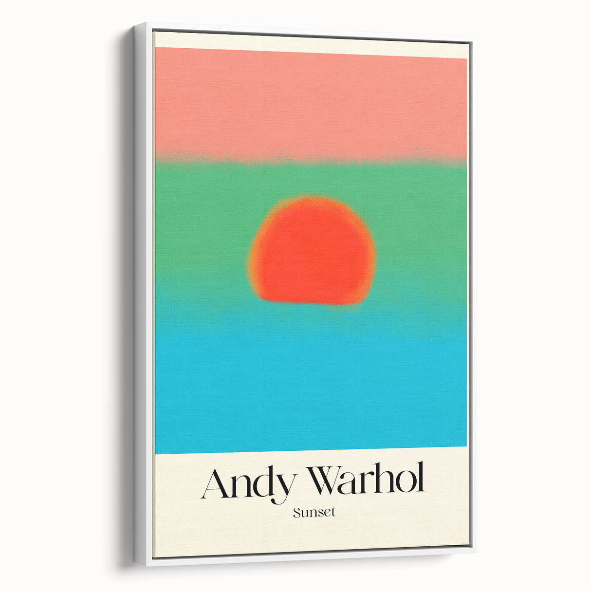 Modern Wall Decor - Contemporary Art Prints with Bold Sunset Design