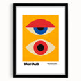Contemporary Bauhaus Art - Modern Wall Decor with Abstract Eye Design