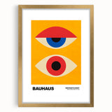 Contemporary Bauhaus Art - Modern Wall Decor with Abstract Eye Design