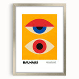 Contemporary Bauhaus Art - Modern Wall Decor with Abstract Eye Design