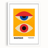 Contemporary Bauhaus Art - Modern Wall Decor with Abstract Eye Design