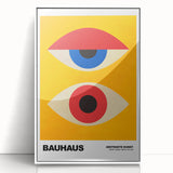 Contemporary Bauhaus Art - Modern Wall Decor with Abstract Eye Design
