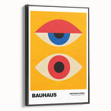 Contemporary Bauhaus Art - Modern Wall Decor with Abstract Eye Design
