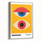 Contemporary Bauhaus Art - Modern Wall Decor with Abstract Eye Design