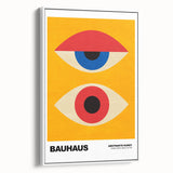 Contemporary Bauhaus Art - Modern Wall Decor with Abstract Eye Design