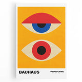 Contemporary Bauhaus Art - Modern Wall Decor with Abstract Eye Design