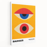 Contemporary Bauhaus Art - Modern Wall Decor with Abstract Eye Design