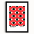 Bauhaus Modern Wall Decor - Contemporary Art Prints with Eye Pattern