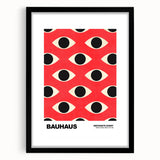 Bauhaus Modern Wall Decor - Contemporary Art Prints with Eye Pattern