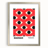 Bauhaus Modern Wall Decor - Contemporary Art Prints with Eye Pattern