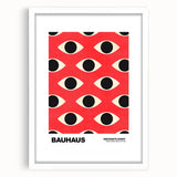 Bauhaus Modern Wall Decor - Contemporary Art Prints with Eye Pattern