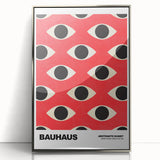 Bauhaus Modern Wall Decor - Contemporary Art Prints with Eye Pattern