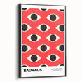 Bauhaus Modern Wall Decor - Contemporary Art Prints with Eye Pattern