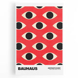 Bauhaus Modern Wall Decor - Contemporary Art Prints with Eye Pattern