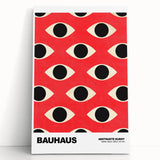 Bauhaus Modern Wall Decor - Contemporary Art Prints with Eye Pattern